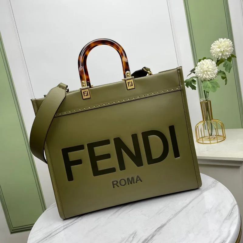 Fendi crossbody bags in a vibrant, neon color for a bold fashion statementWF - Fendi Bags - 333