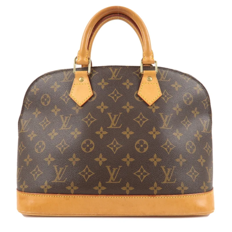 Ladies Louis Vuitton Capucines bags with a detachable shoulder strapLouis Vuitton Monogram Alma Hand Bag Brown M51130