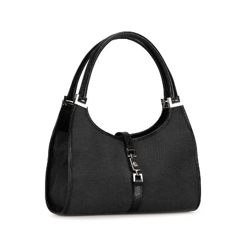 Gucci tote bags for women with a double - handle designGucci Canvas Jackie Bardot eZ8g8r)