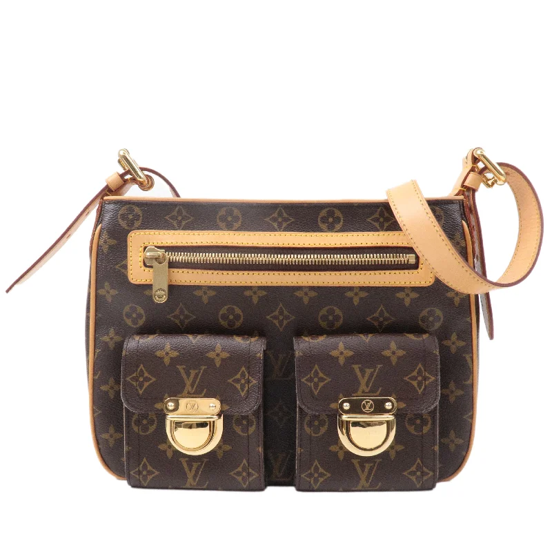 Louis Vuitton backpacks with a sleek, minimalist design for styleLouis Vuitton Monogram Hudson GM Shoulder Bag M40045