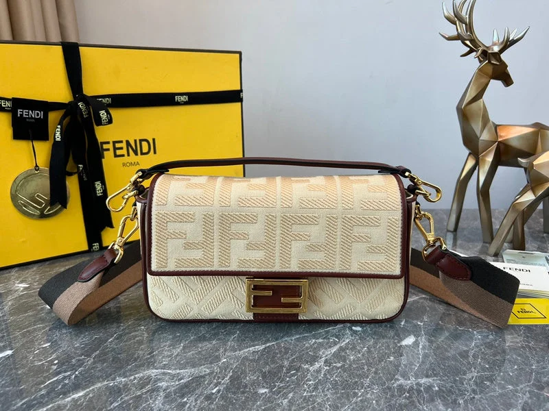 Fendi crossbody bags with a keychain holder for practicality and easy access to keysWF - Fendi Bags - 118