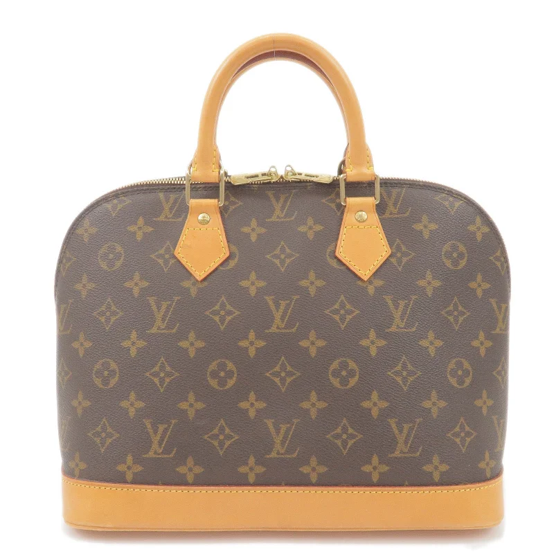 Medium - sized Louis Vuitton tote bags for work and shoppingLouis Vuitton Monogram Alma Hand Bag Brown M51130