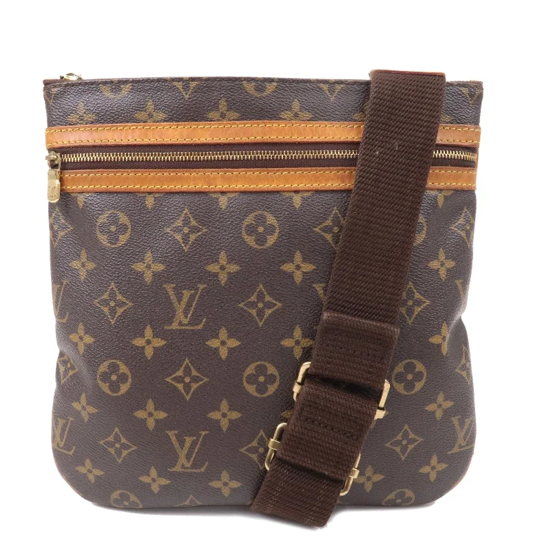 Small - sized Louis Vuitton Pochette Metis bags for a compact carryLouis Vuitton Monogram Pochette Bosphore Shoulder Bag M40044