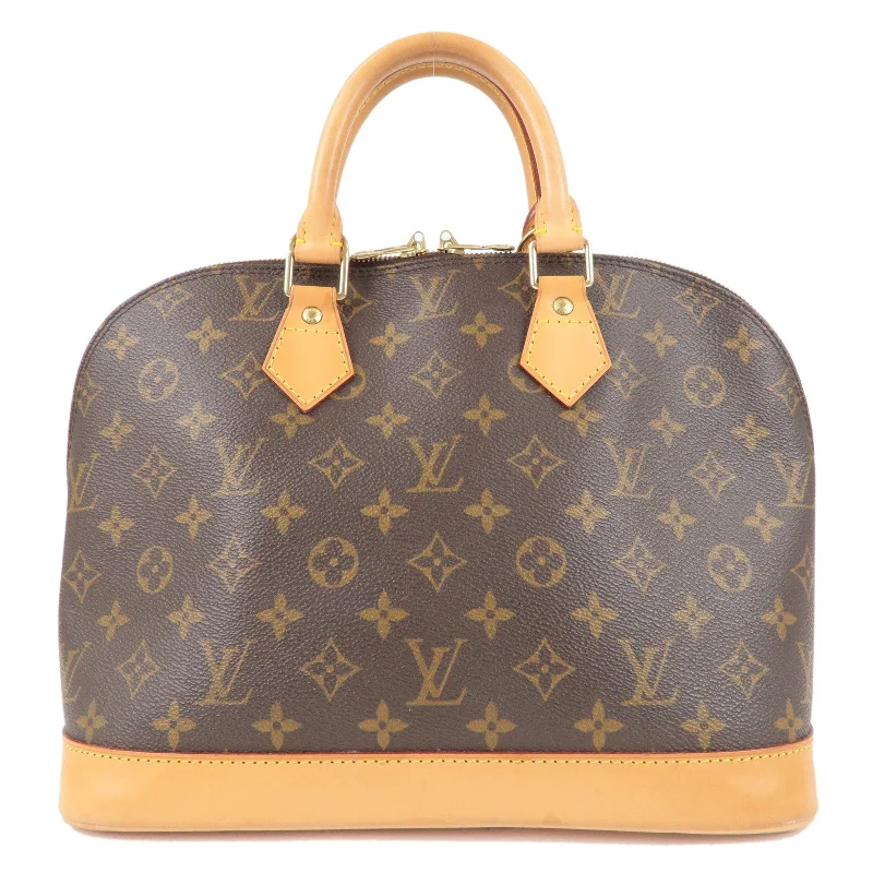 Louis Vuitton Twist bags with a snakeskin - effect panel for a bold lookLouis Vuitton Monogram Alma Hand Bag Brown M51130