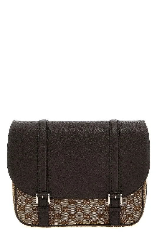 Women Gucci bags with a front - flap pocket for quick - access itemsGucci Men 'Gg' Crossbody Bag