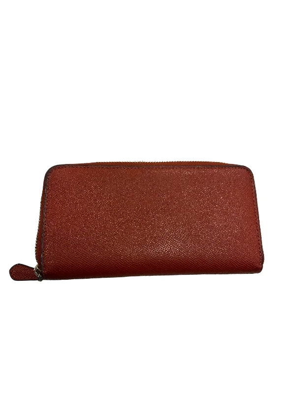 Wallet Leather By Coach  Size: Medium