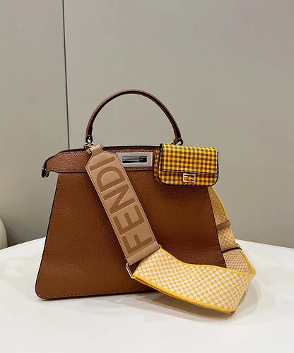 Fendi By The Way bags with a laser - cut leather detail for a modern and intricate lookBC - FENDI BAGS - 1235