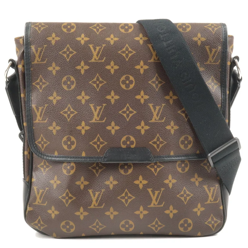 Louis Vuitton Petite Malle bags with a hard - shell structure for uniquenessLouis Vuitton Macassar Bass MM Shoulder Bag M56715