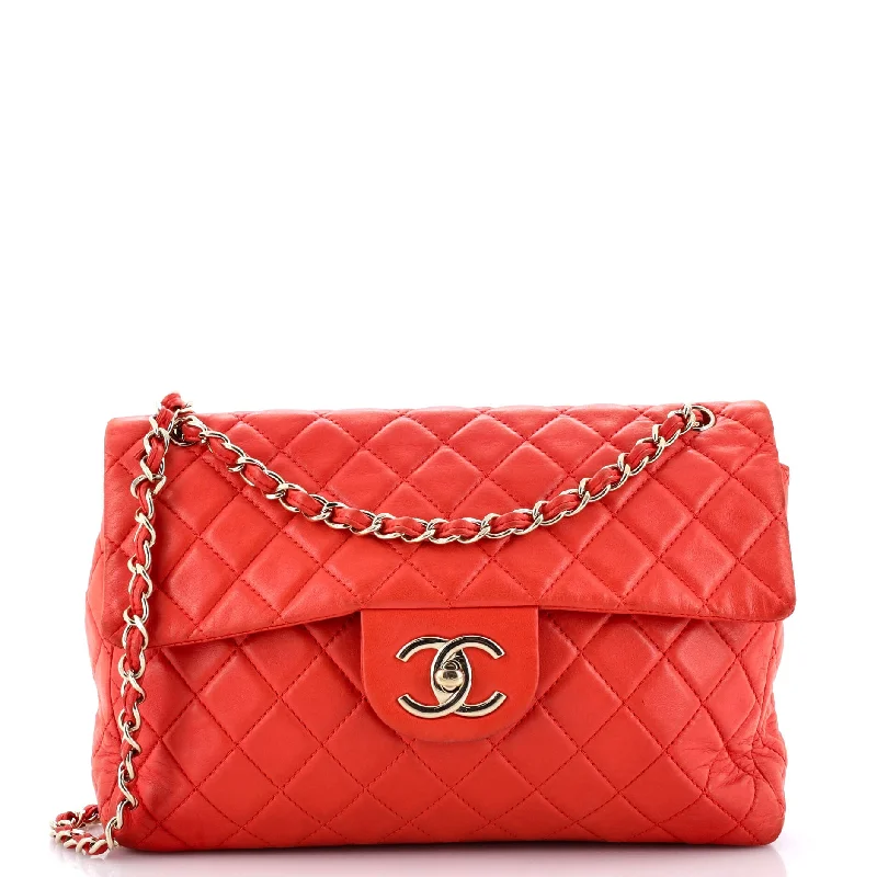 Classic Soft Flap Bag Quilted Lambskin Maxi