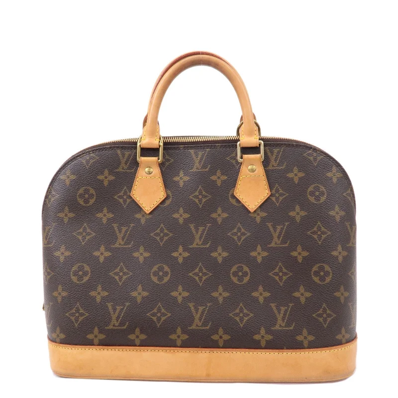 Louis Vuitton backpacks with a multi - pocket organization for functionalityLouis Vuitton Monogram Alma Hand Bag Brown M51130