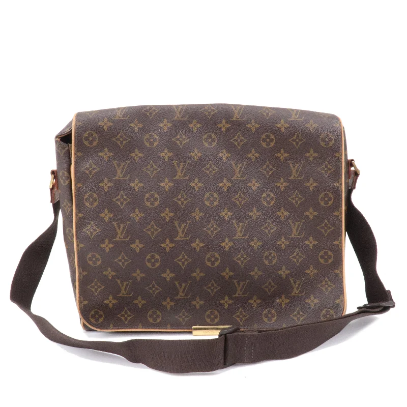 Louis Vuitton tote bags with a printed LV logo on the front for brand visibilityLouis Vuitton Monogram Abbesses Messenger Bag Brown M45257