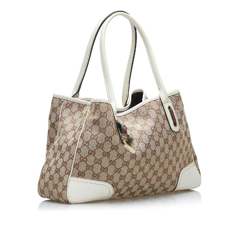 Gucci Marmont bags for women with quilted leather exteriorsGucci GG Canvas Princy Tote (SHG-VnKPvM)