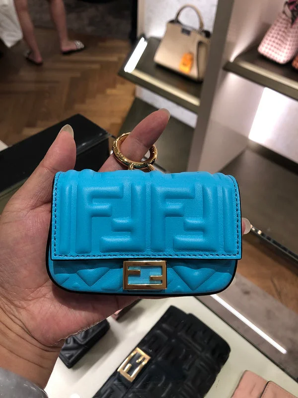 Fendi handbags with a perforated leather detail for a breathable and unique designWF - Fendi Bags - 1045