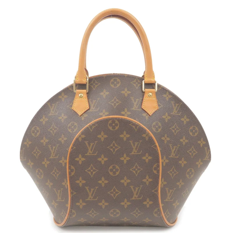 Ladies Louis Vuitton shoulder bags with a wide - width strap for comfortLouis Vuitton Monogram Ellipse MM Hand Bag M51126 Brown