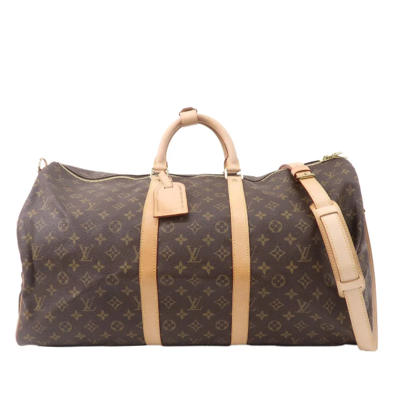 Louis Vuitton Speedy bags in monogram canvas for a classic lookLouis Vuitton Keep All Bandouliere 55 Boston Bag & Strap M41414