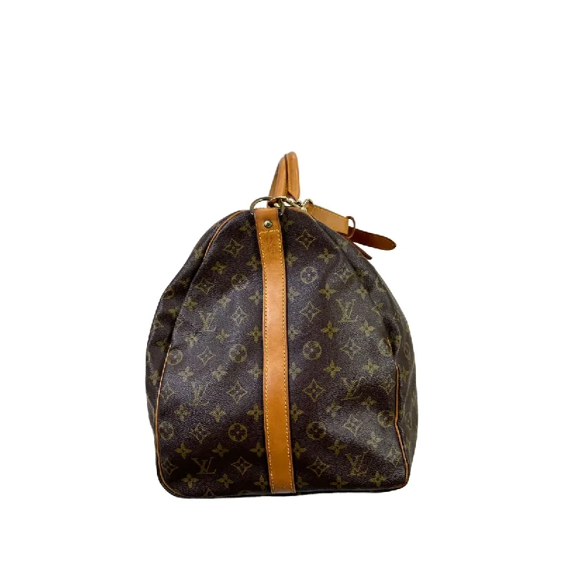 Louis Vuitton backpacks with a padded laptop compartment for travelLouis Vuitton Keepall 60 Bandoulière Strap Monogram Canvas