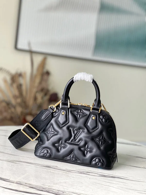 Louis Vuitton bags with a snap - button closure and a decorative charm for styleBC - LOUIS VUITTON BAGS - 1089