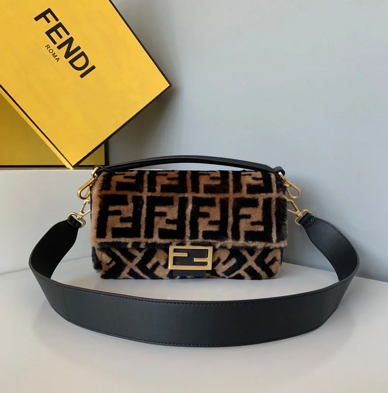 Fendi crossbody bags with a reflective strap for safety during low - light conditionsWF - Fendi Bags - 102