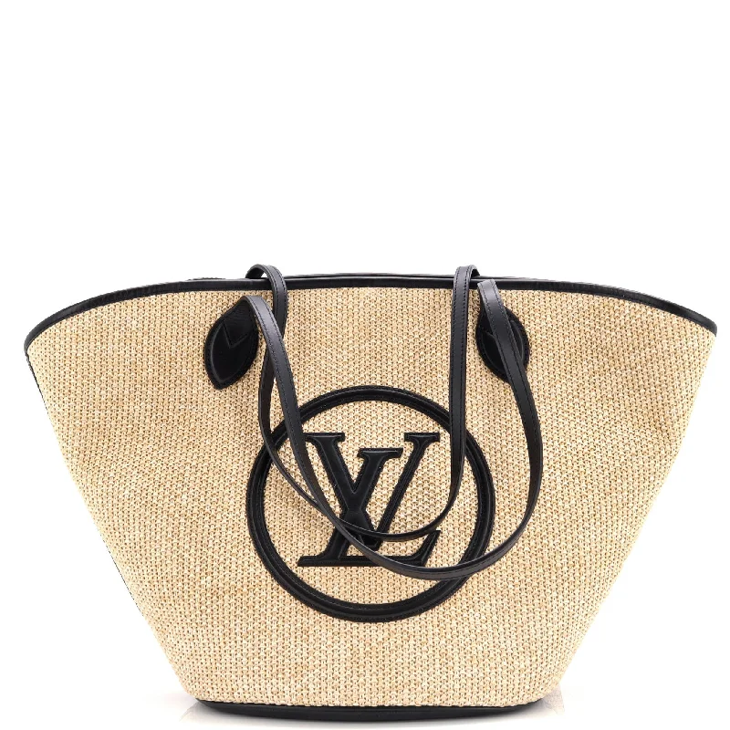 Saint Jacques NM Handbag Raffia and Leather