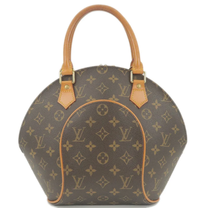 Ladies Louis Vuitton Petite Malle bags in a pastel color for a soft lookLouis Vuitton Monogram Ellipse PM Hand Bag M51127