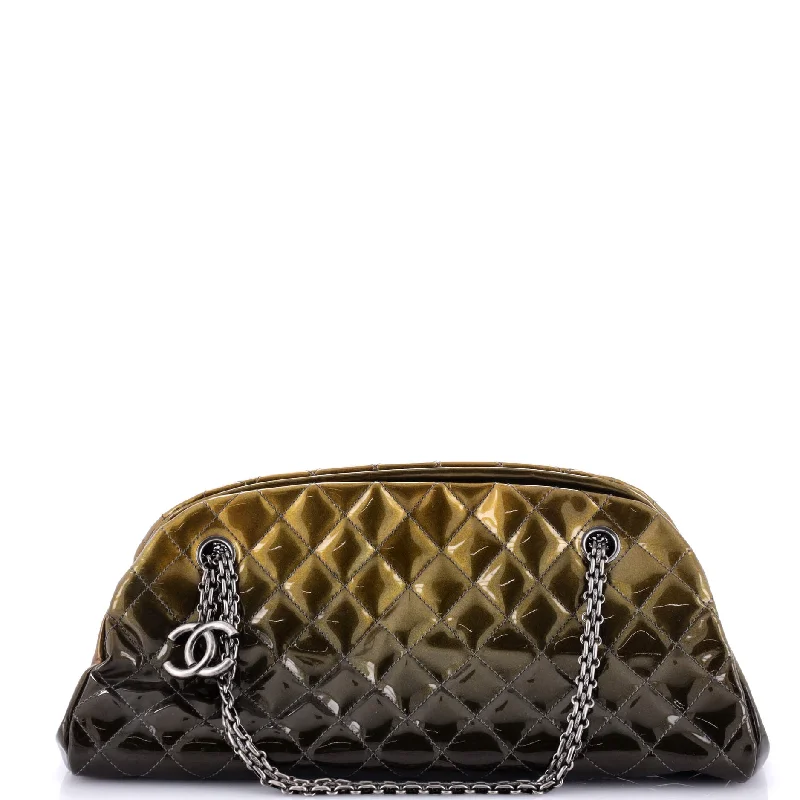 Just Mademoiselle Degrade Bag Quilted Patent Medium