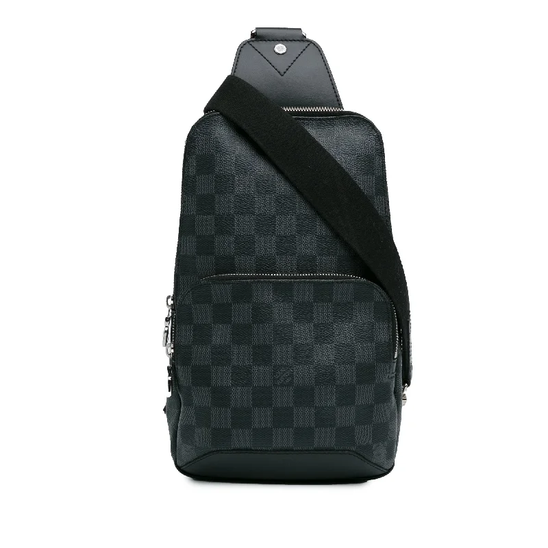 Black Louis Vuitton Damier Graphite Avenue Sling Crossbody Bag