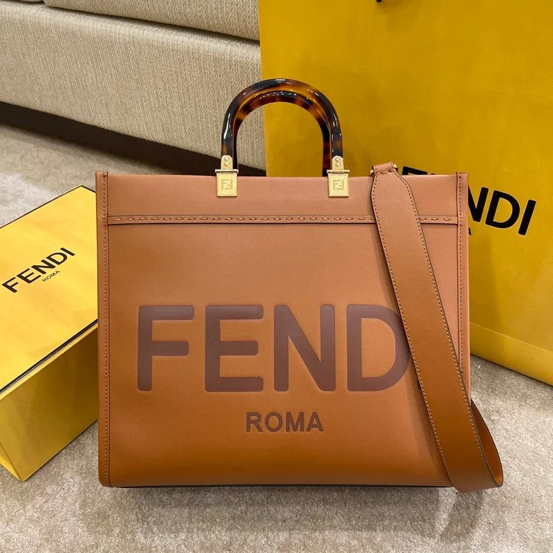 Ladies Fendi Peekaboo bags with a textured leather surface for a more tactile and luxurious feelWF - Fendi Bags - 115