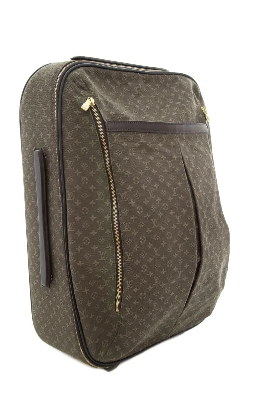 Louis Vuitton backpacks with a multi - pocket organization for functionalityLouis Vuitton Green Monogram Luggage