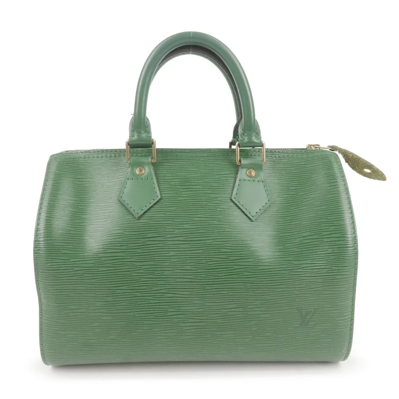 Louis Vuitton Twist bags with the iconic LV - turnlock closureLouis Vuitton Epi Speedy 25 Hand Boston Bag Borneo Green M43014