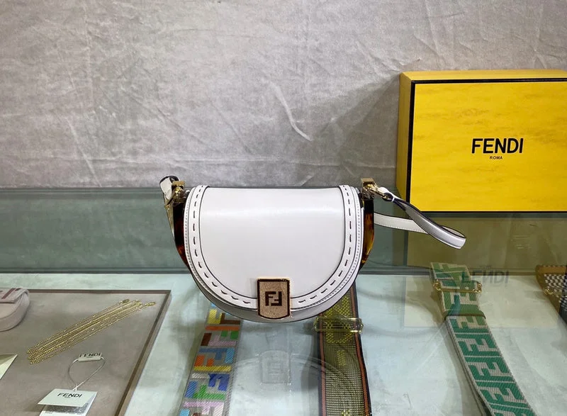 Fendi crossbody bags with a faux fur trim for a warm and stylish winter accessoryWF - Fendi Bags - 335