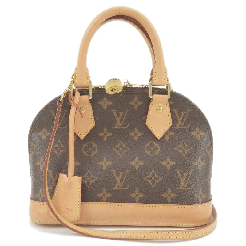 Louis Vuitton tote bags with a spacious interior and multiple pocketsLouis Vuitton Monogram Alma BB 2Way Hand Bag M53152