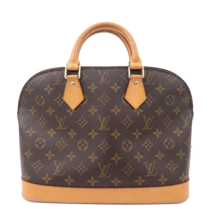 Louis Vuitton Alma bags with a detachable shoulder strap for versatilityLouis Vuitton Monogram Alma Hand Bag Brown M51130