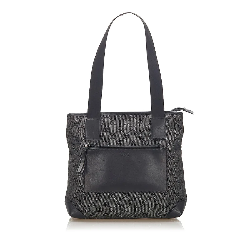 Gucci backpacks for women with a multi - pocket designGucci GG Canvas Tote Bag (SHG-17342)