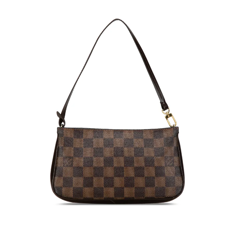 Brown Louis Vuitton Damier Ebene Navona Shoulder Bag