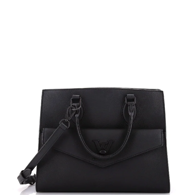 Lockme Monochrome Tote Leather PM