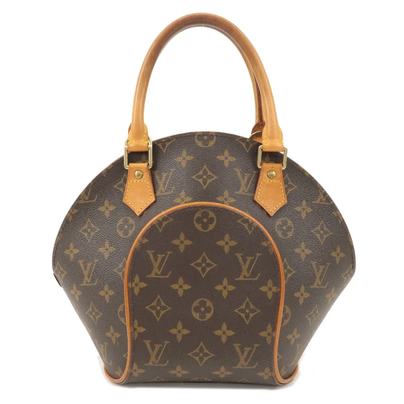 Louis Vuitton bags with a magnetic snap closure for easy accessLouis Vuitton Monogram Ellipse PM Hand Bag Brown M51127