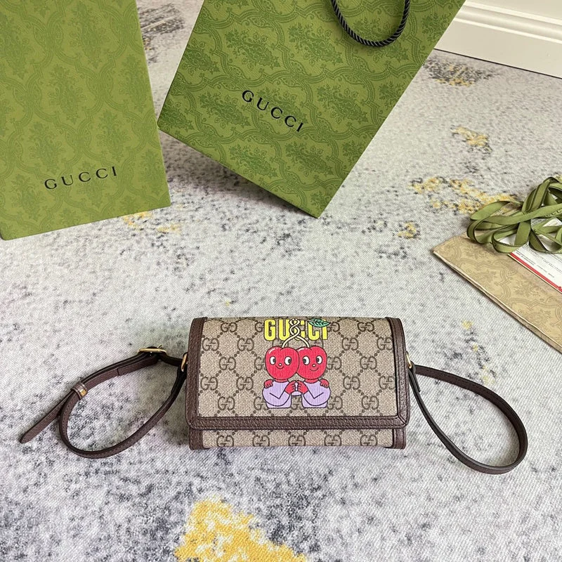 Women Gucci bags with a magnetic snap closure for easy accessBC - GUCCI BAG - 1914