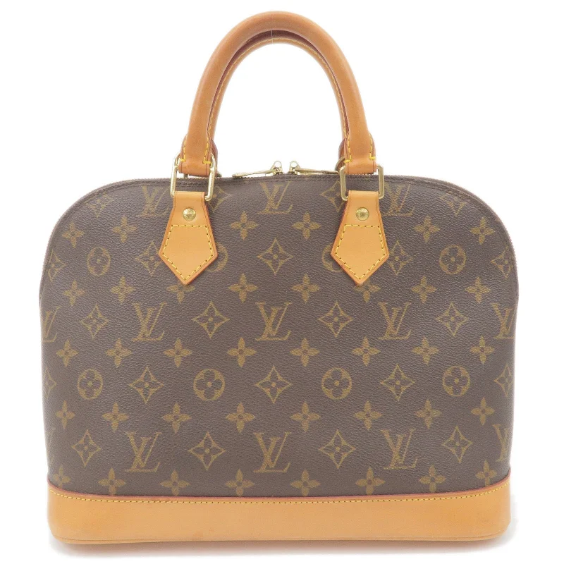 Louis Vuitton Speedy bags in monogram canvas for a classic lookLouis Vuitton Monogram Alma Hand Bag Brown M51130