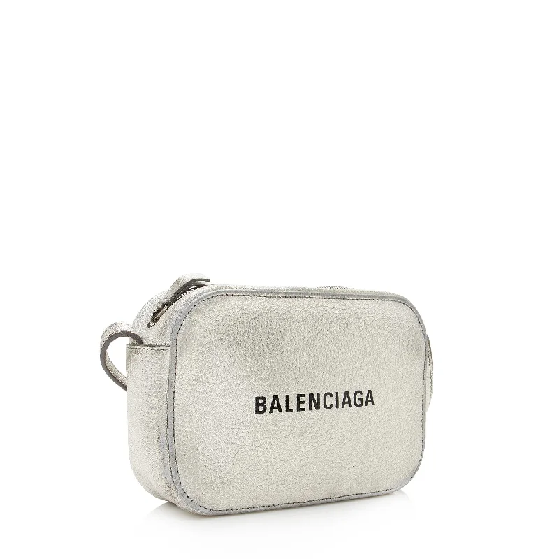 Balenciaga Metallic Calfskin Everyday XS Camera Bag (SHF-22474)