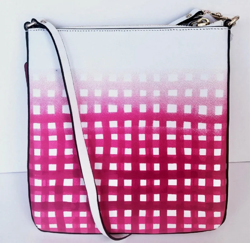 COACH Saffiano Ombre Gingham Crossbody