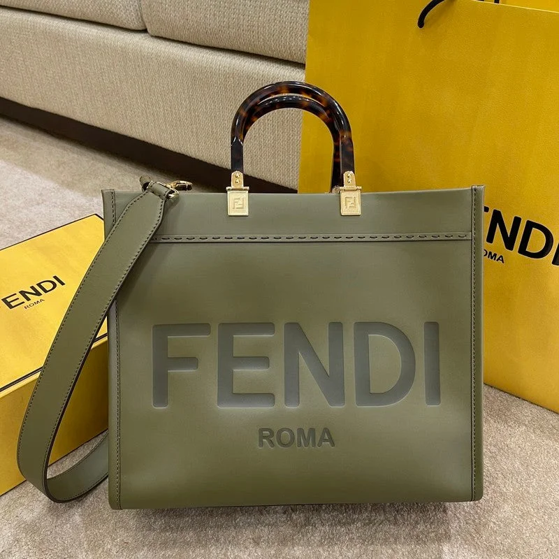 Ladies Fendi Peekaboo bags with a hand - stitched leather handle for artisanal charmWF - Fendi Bags - 105