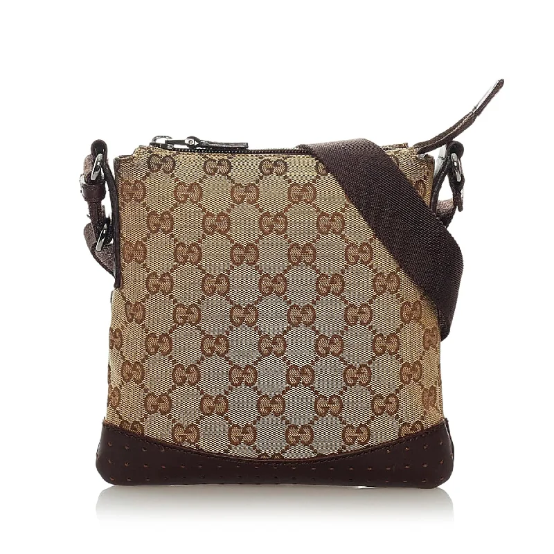 Gucci Marmont bags for women with a contrast - colored interiorGucci GG Canvas Crossbody Bag