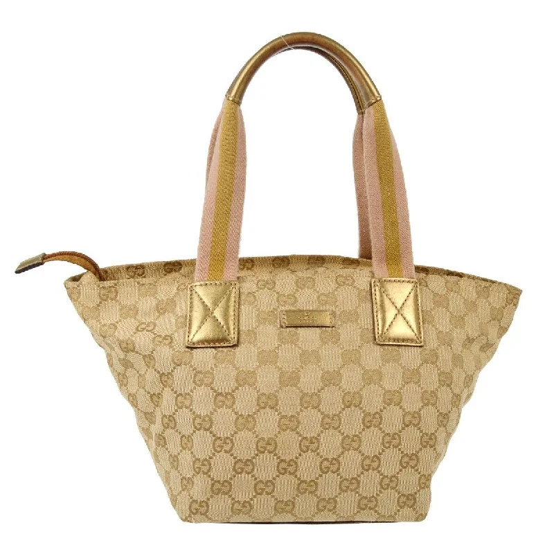 Gucci Marmont bags for women with gold - toned hardwareGucci Beige Gold Gg Tote Handbag