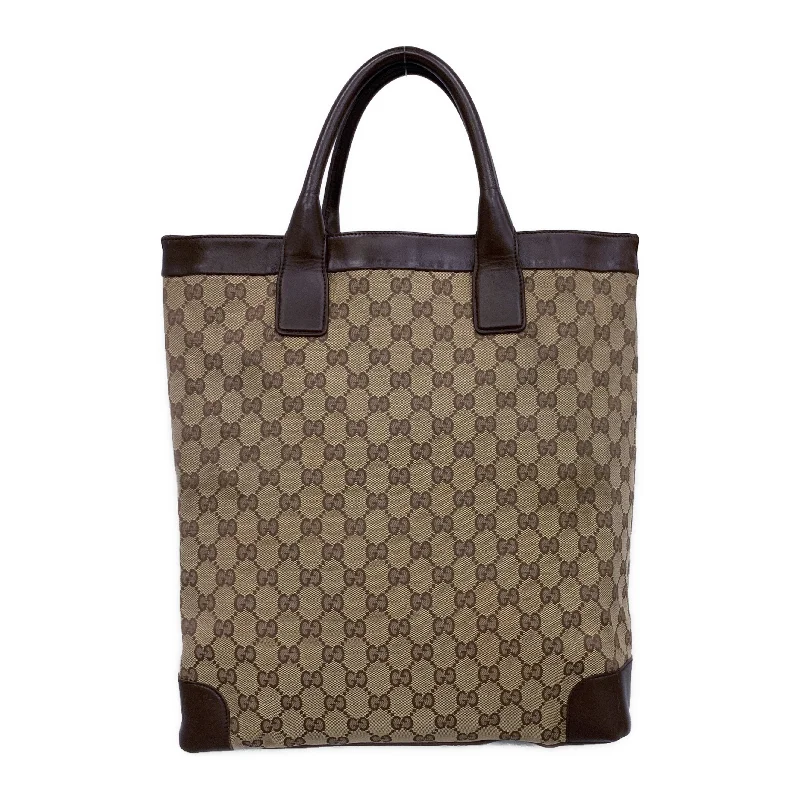 Women Gucci Sylvie bags with a monogram - embossed leatherGUCCI Tote Bag/BRW/Canvas/All Over Print