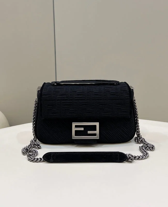 Fendi handbags with a metal - framed clasp for durability and a stylish lookWF - Fendi Bags - 339