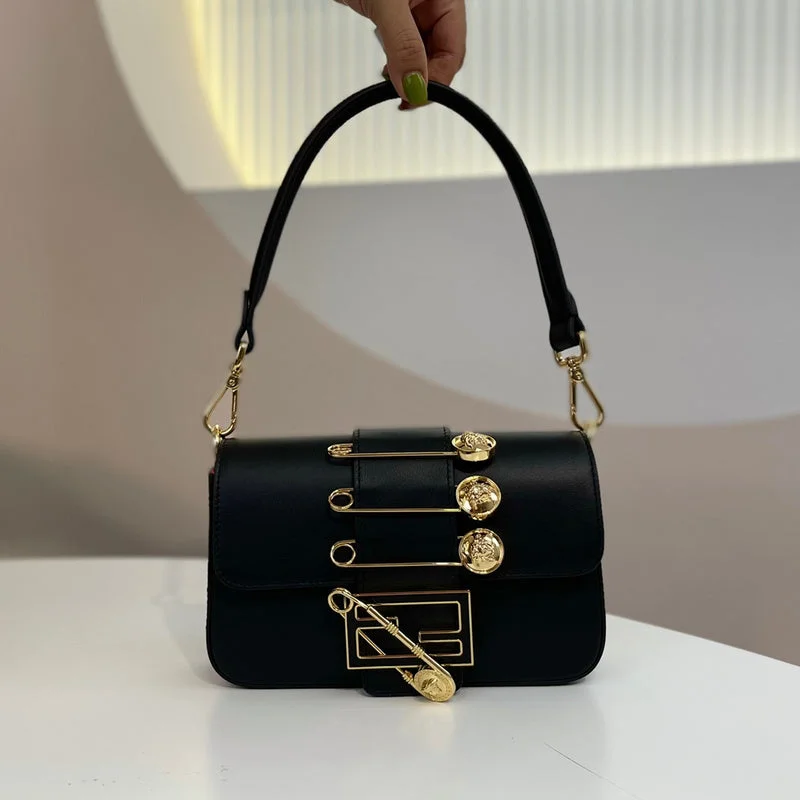 Fendi handbags with a perforated leather detail for a breathable and unique designWF - Fendi Bags - 1017