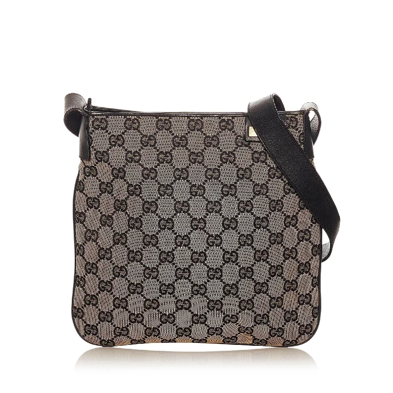 Ladies Gucci Dionysus bags with a chain - link shoulder strapGucci GG Canvas Crossbody Bag