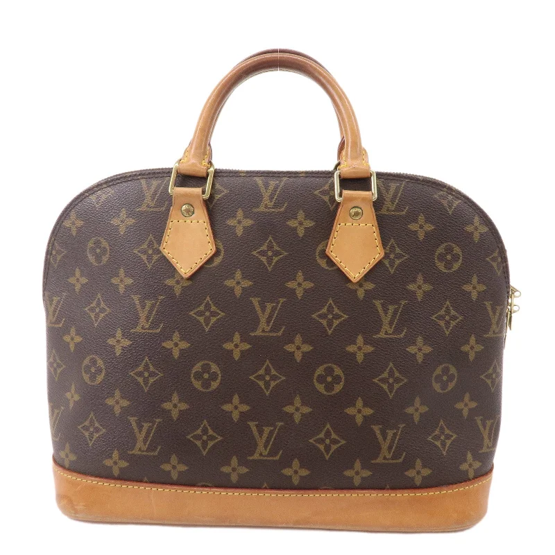 Louis Vuitton Speedy bags in monogram canvas for a classic lookLouis Vuitton Monogram Alma Hand Bag Brown M51130