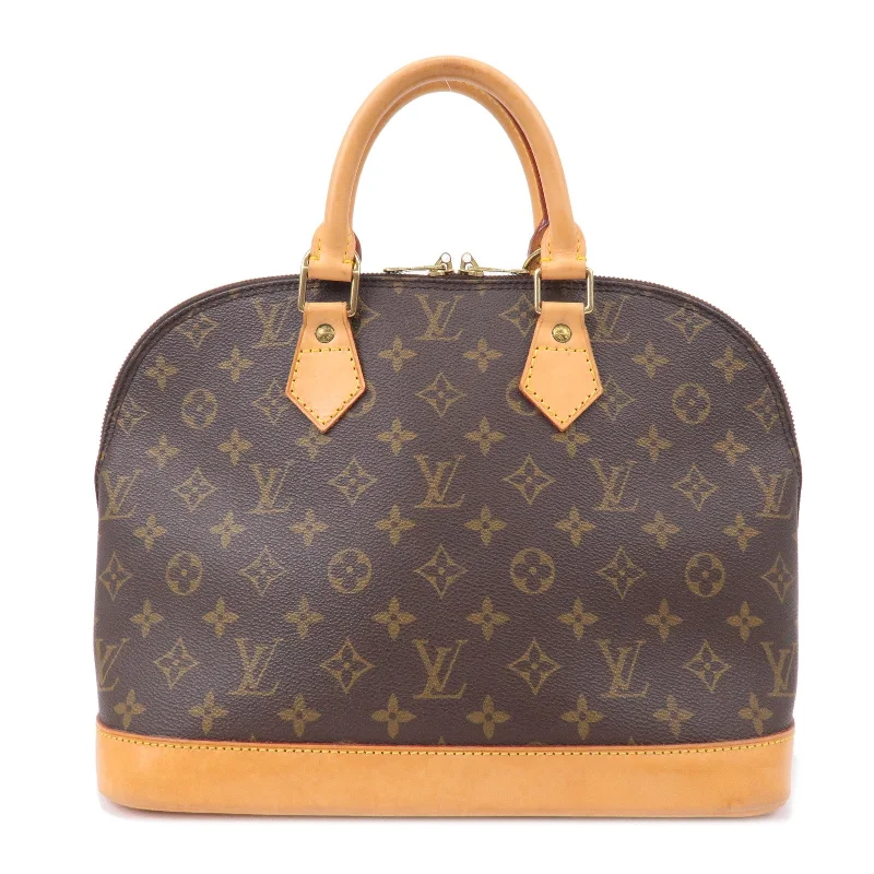 Ladies Louis Vuitton shoulder bags with a magnetic - closure flap for easeLouis Vuitton Monogram Alma Hand Bag Brown M51130