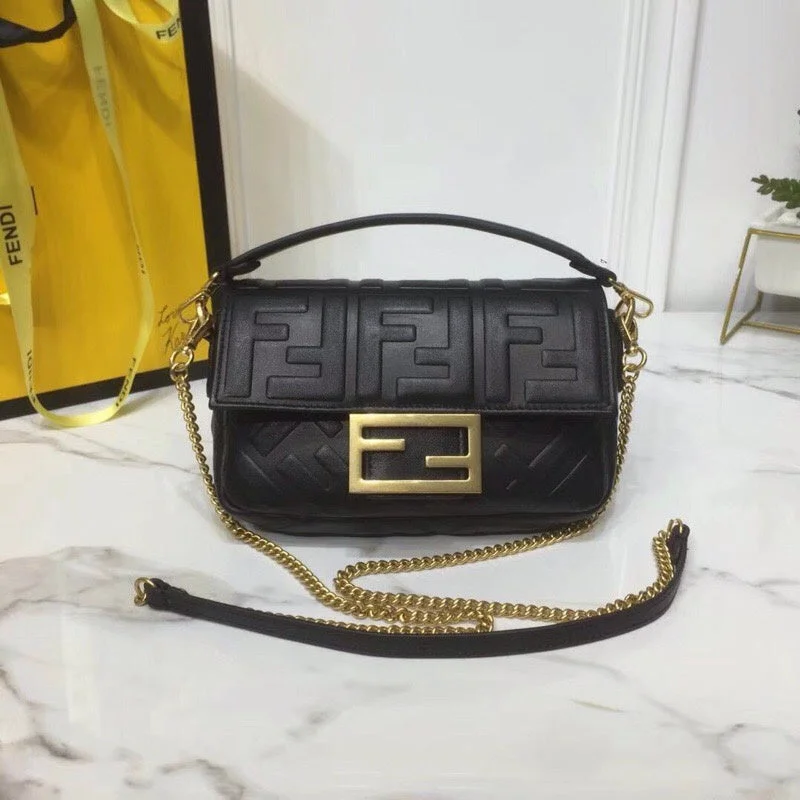 Fendi crossbody bags with a keychain holder for practicality and easy access to keysWF - Fendi Bags - 110